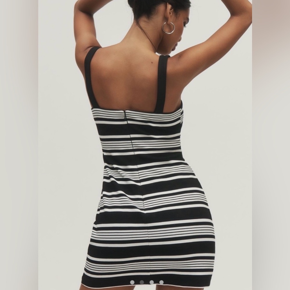 NWT Hutch Sleeveless Square Neck Knit Mini Dress - Picture 2 of 8